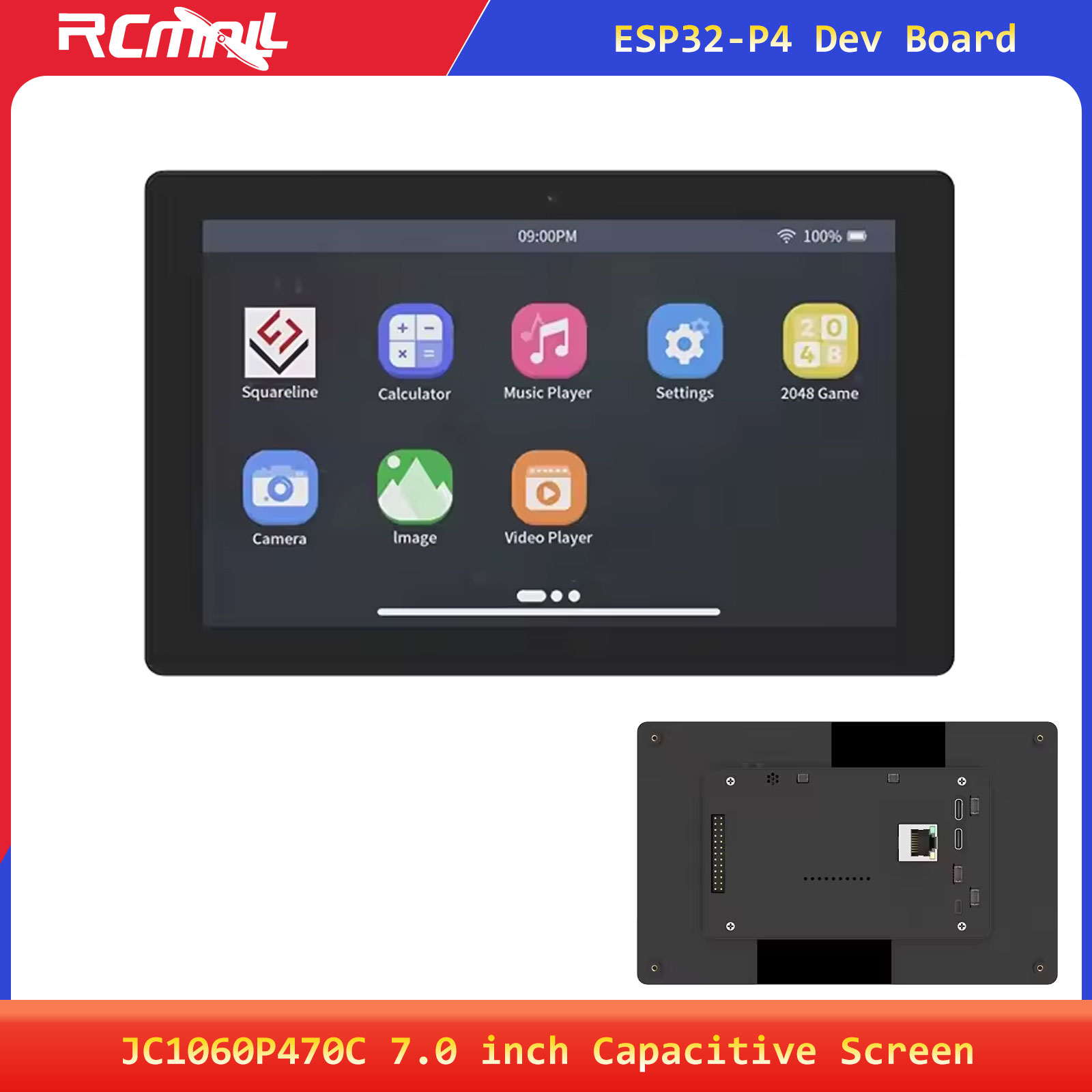 Esp32 C6 - Плата разработки JC1060P470C с 7-дюймовым сенсорным