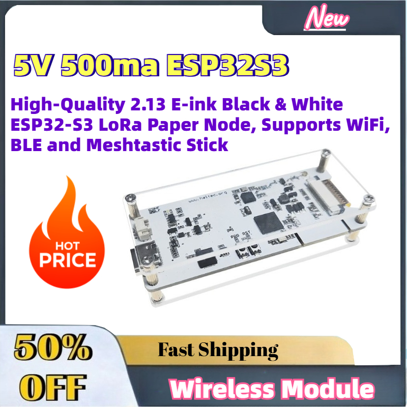 Esp32 S2 - Высококачественный E-ink дисплей 2.13 дюйма, черно-белый,
