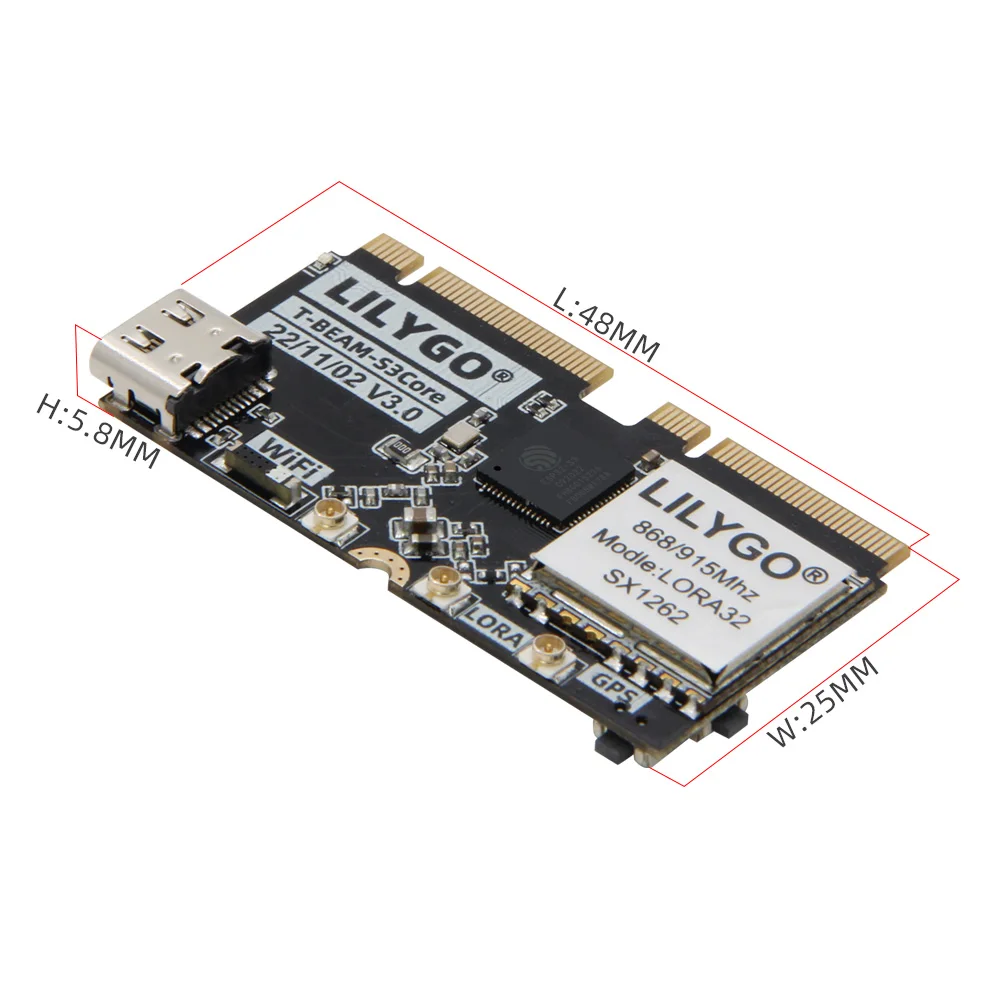 LILYGO T-BEAM-CORE V3.0 L76K U – обзор и цена Esp32