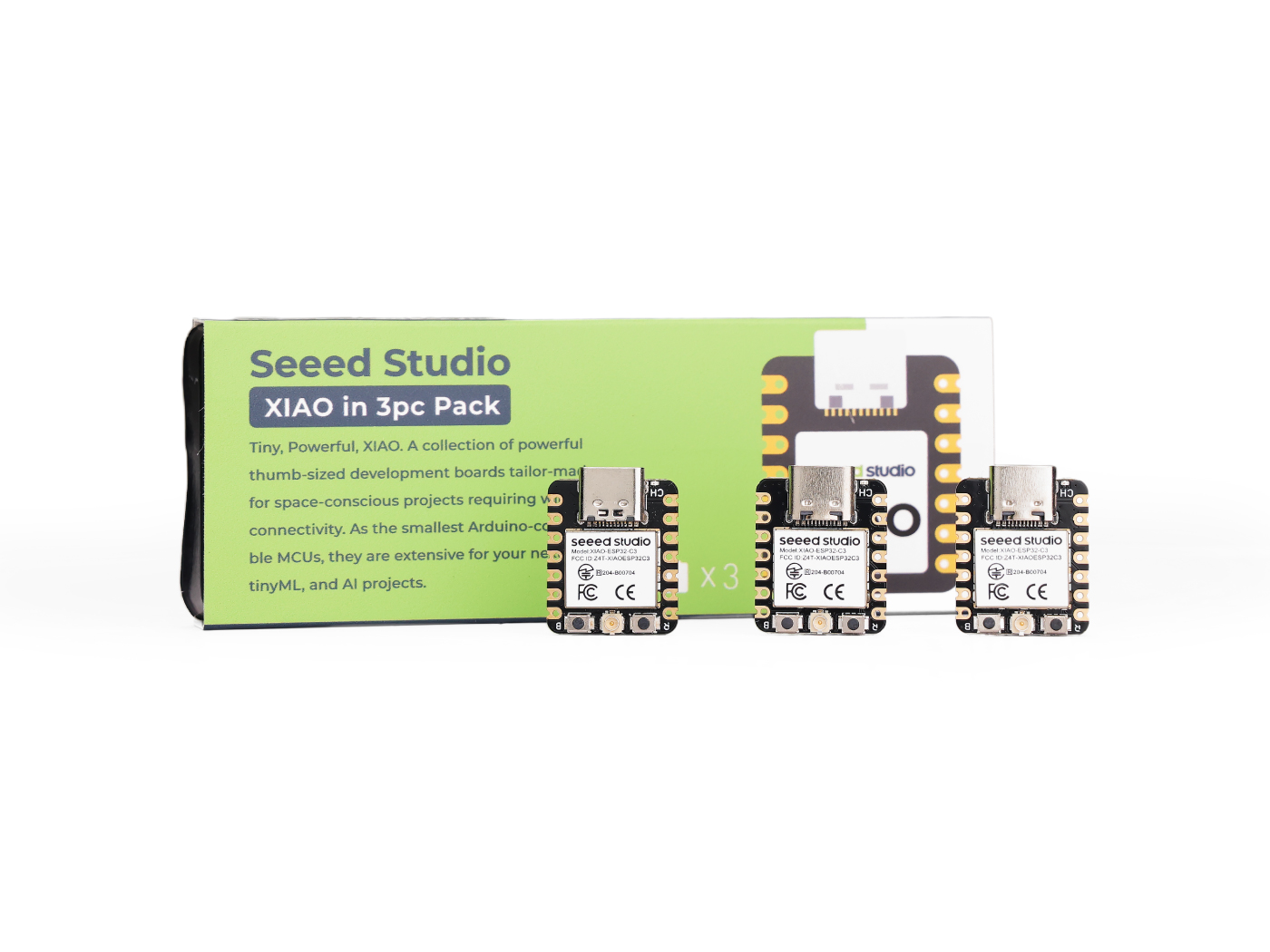 3 шт. в упаковке XIAO ESP32C3  – обзор и цена Esp32 Uart Module