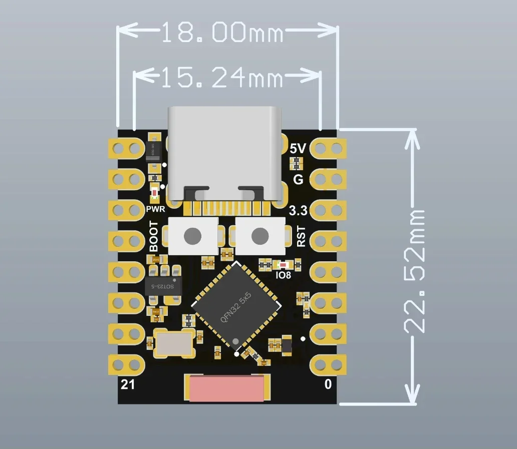 Умная мини-плата ESP32-C3 ESP3 – обзор и цена Esp32 C3