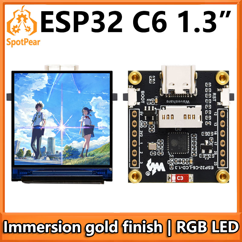 ESP32-C6 ЖК-плата разработки 1 – обзор и цена Espressif Esp32