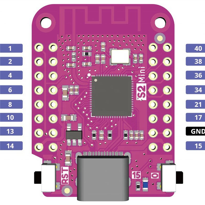 AAAEL-5PCS S2 Mini V1.0.0 Плат – обзор и цена Esp32 S2