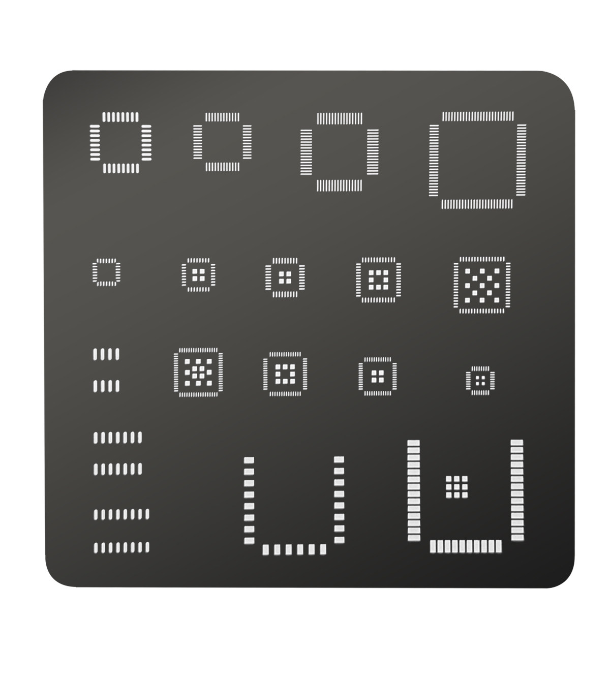 Универсальный трафарет для мик – обзор и цена Esp32