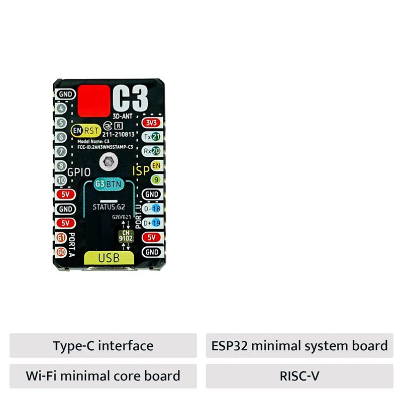Плата разработки A99E-ESP32-C3 – обзор и цена Esp32 C3