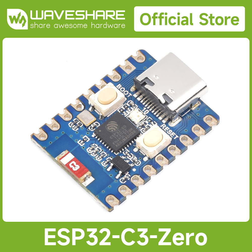Мини-плата разработки Waveshar – обзор и цена Esp32 C3
