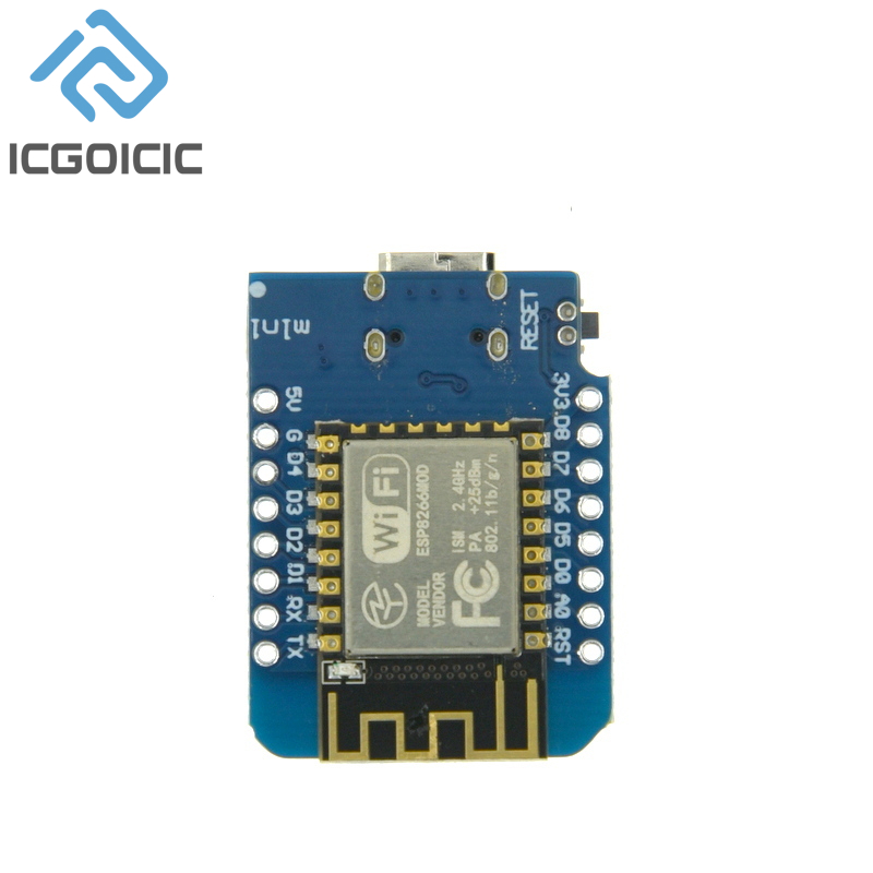 D1 Mini-Mini NodeMcu 4M Bytes  – обзор и цена Esp8266 Nodemcu