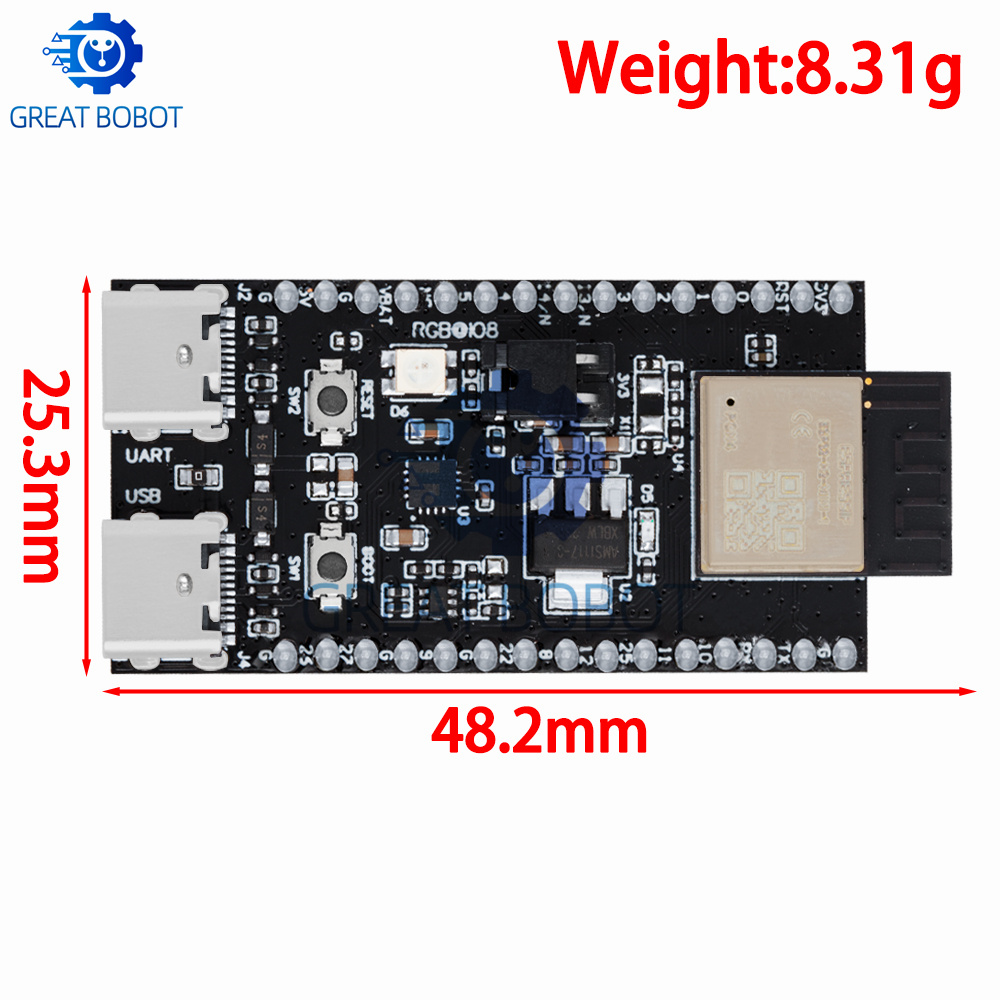 1 ~ 10 шт. ESP32-H2-DevKitM Wi – обзор и цена Esp32 H2
