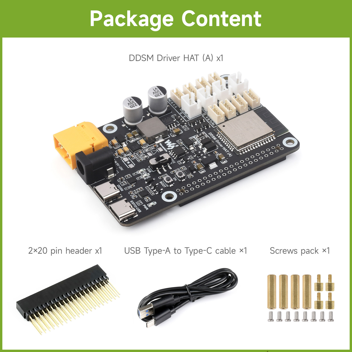 Плата драйвера серводвигателя  – обзор и цена Esp32 Uart Module
